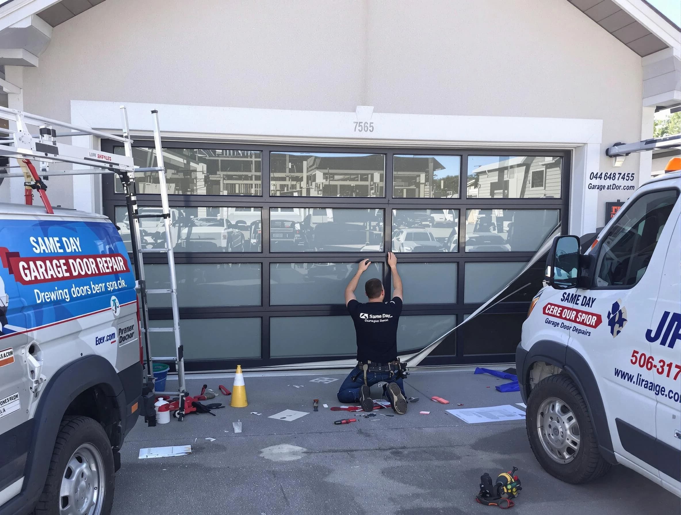 Randolph Garage Door Repair providing same-day garage door repair in Randolph